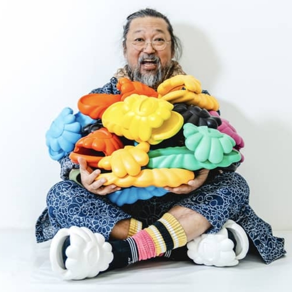 Takashi Murakami x Ohana Hatake slides (aquarius) - Picture 3 of 16